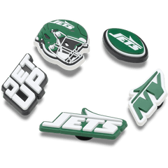 Crocs NFL New York Jets 5 Pack Jibbitz Shoe Charm