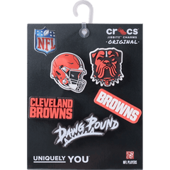 Crocs NFL Cleveland Browns 5 Pack Jibbitz Shoe Charm
