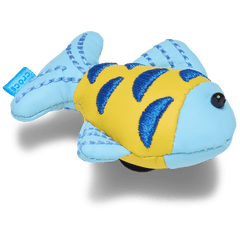 Crocs Blue and Gold Sparkle Fish Jibbitz™ charms