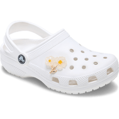 Crocs White Floral Blossom Jibbitz™ charms