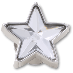 Crocs Silver Gem Sparkle Star Jibbitz™ charms