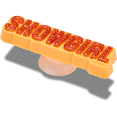 Crocs Orange Glitter Sign Jibbitz™ charms