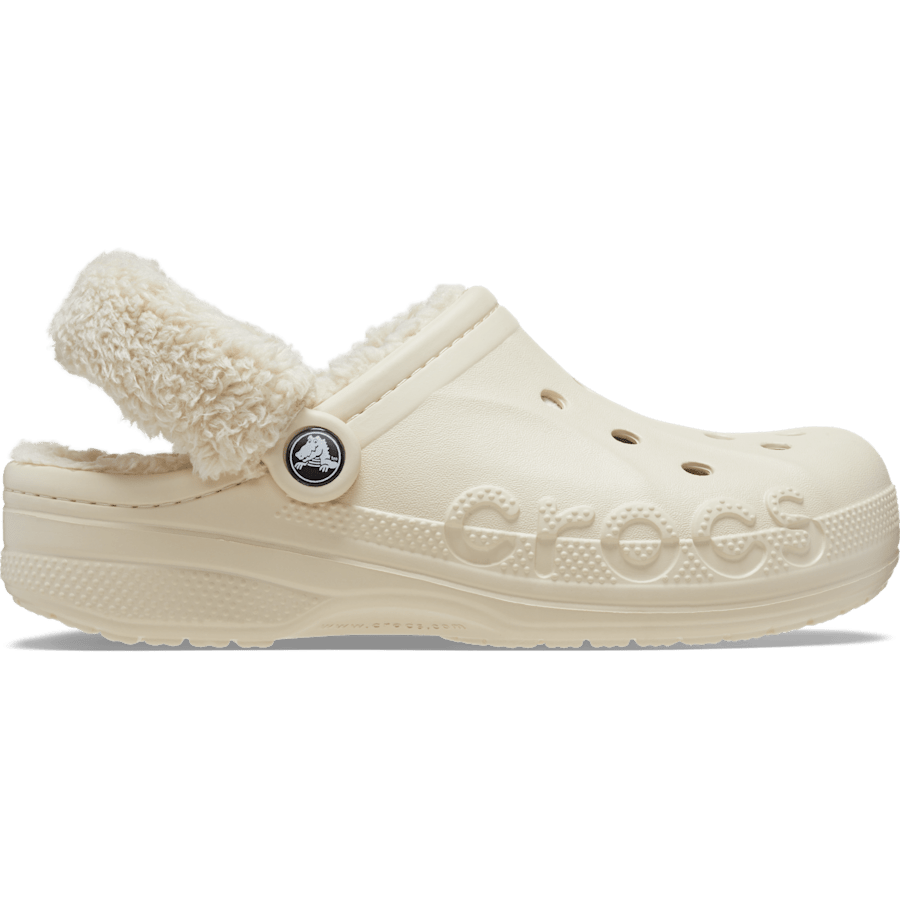 Crocs Baya Lined Fuzz-Strap Clog