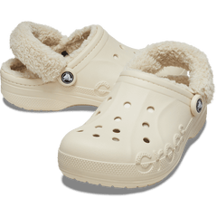 Crocs Baya Lined Fuzz-Strap Clog