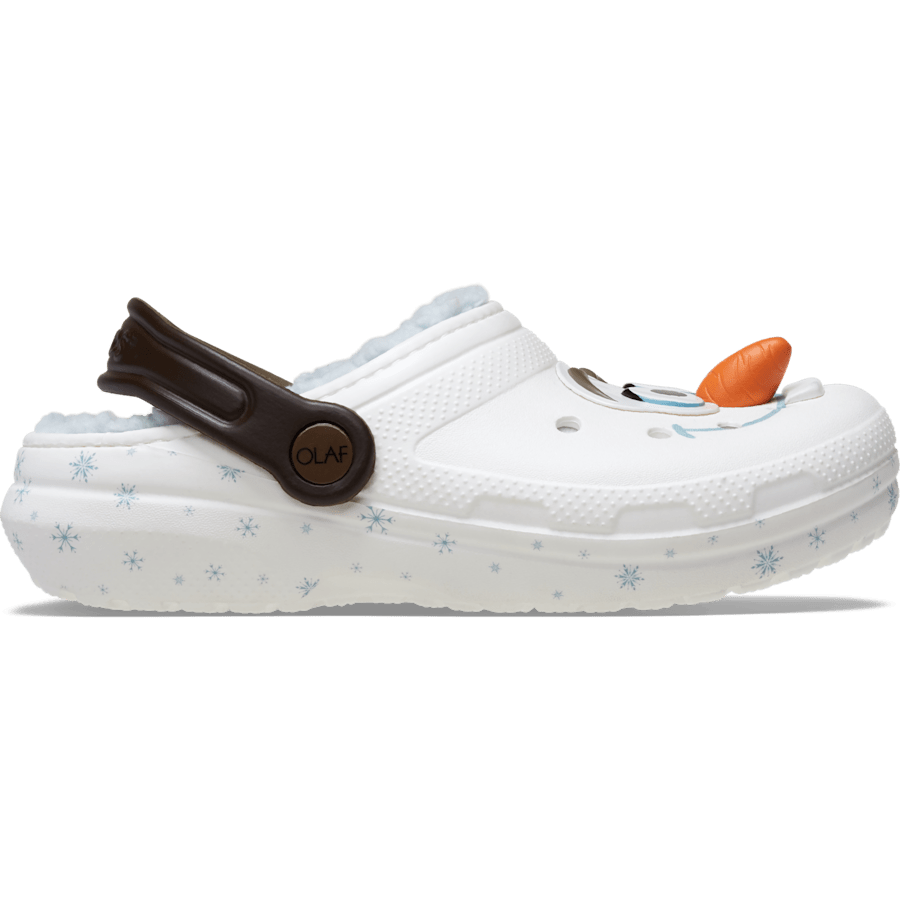 Crocs Kids' Disney Frozen Olaf Lined Classic Clog