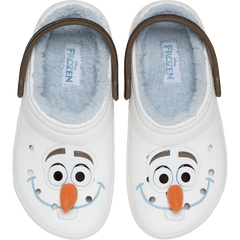 Crocs Kids' Disney Frozen Olaf Lined Classic Clog