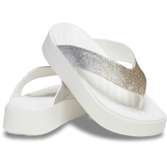 Crocs Getaway Chunky Glitter Platform Flip