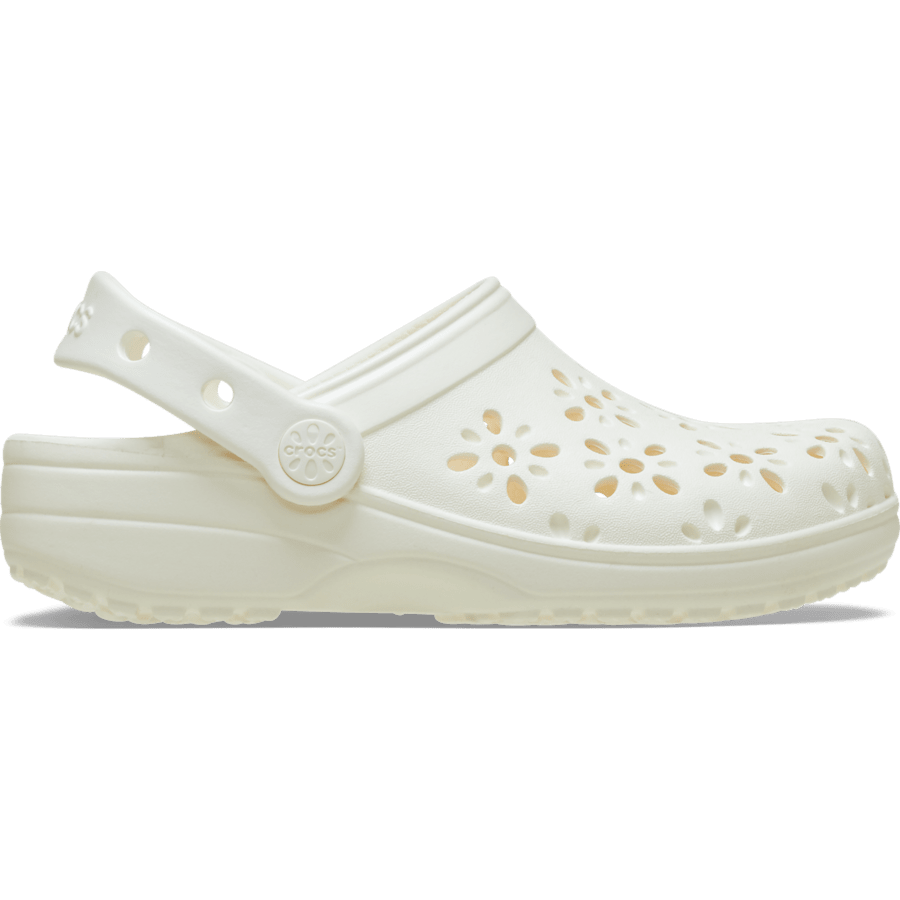 Crocs Kids' Classic Floral Cut-Out Clog