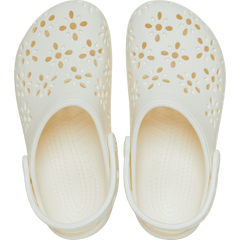 Crocs Kids' Classic Floral Cut-Out Clog
