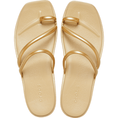 Crocs Women's Miami Metallic Toe Loop Sandal