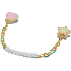 Crocs Pearl and Rainbow Bag Chain