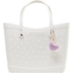 Crocs Plush Gem Heart Bag Charm
