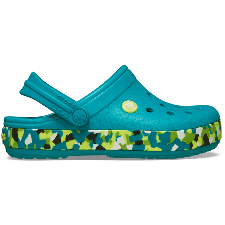 Crocs Kids' Crocband Glow Confetti Band Clog