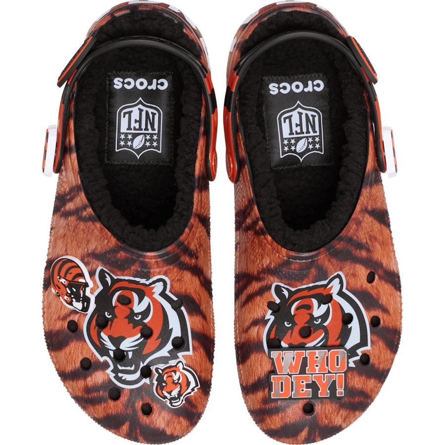 Crocs NFL Cincinnati Bengals Classic Lined Clog