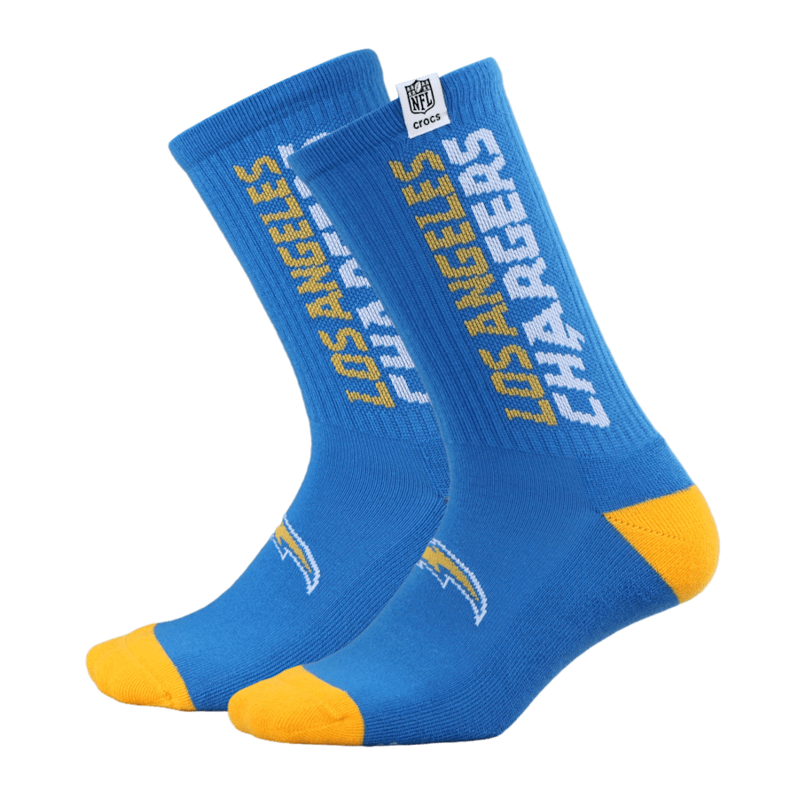 Crocs NFL Los Angeles Chargers Crocs Socks