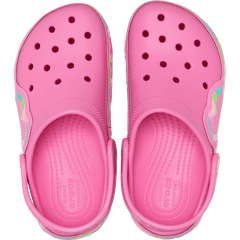 Crocs Kids' Classic Heart Lights Clog