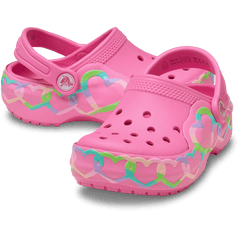 Crocs Toddler Classic Heart Lights Clog