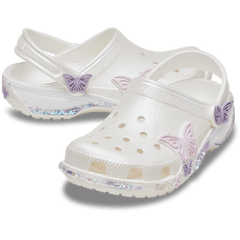 Crocs Toddler Classic Butterfly Sparkle Shaker Clog