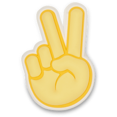 Crocs Peace Hand Sign Jibbitz Shoe Charm
