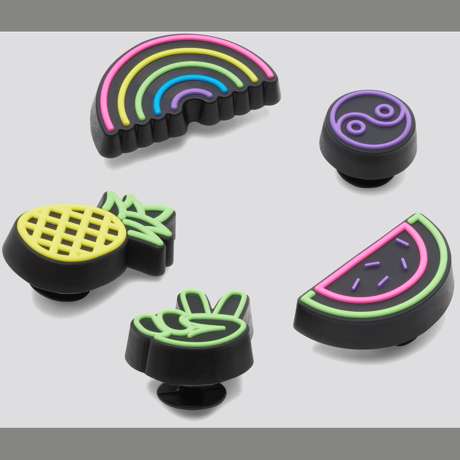 Crocs Lights Up Fun 5 Pack Jibbitz Shoe Charm