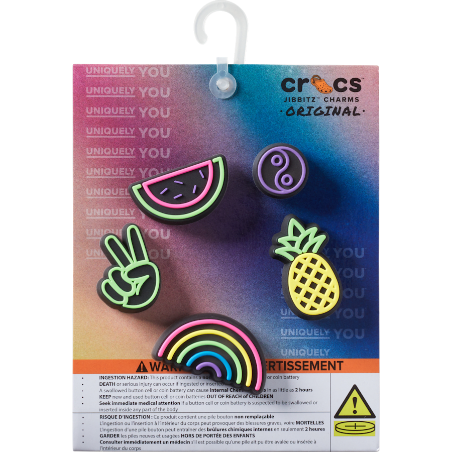 Crocs Lights Up Fun 5 Pack Jibbitz Shoe Charm