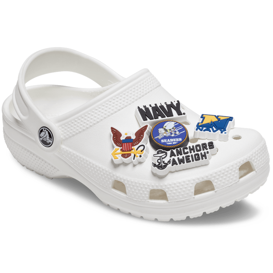 Crocs Armed Forces US Navy 5Pck Jibbitz Shoe Charm