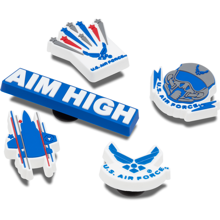 Crocs Armed Forces US Air Force 5Pck Jibbitz Shoe Charm