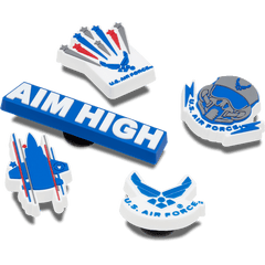 Crocs Armed Forces US Air Force 5Pck Jibbitz Shoe Charm