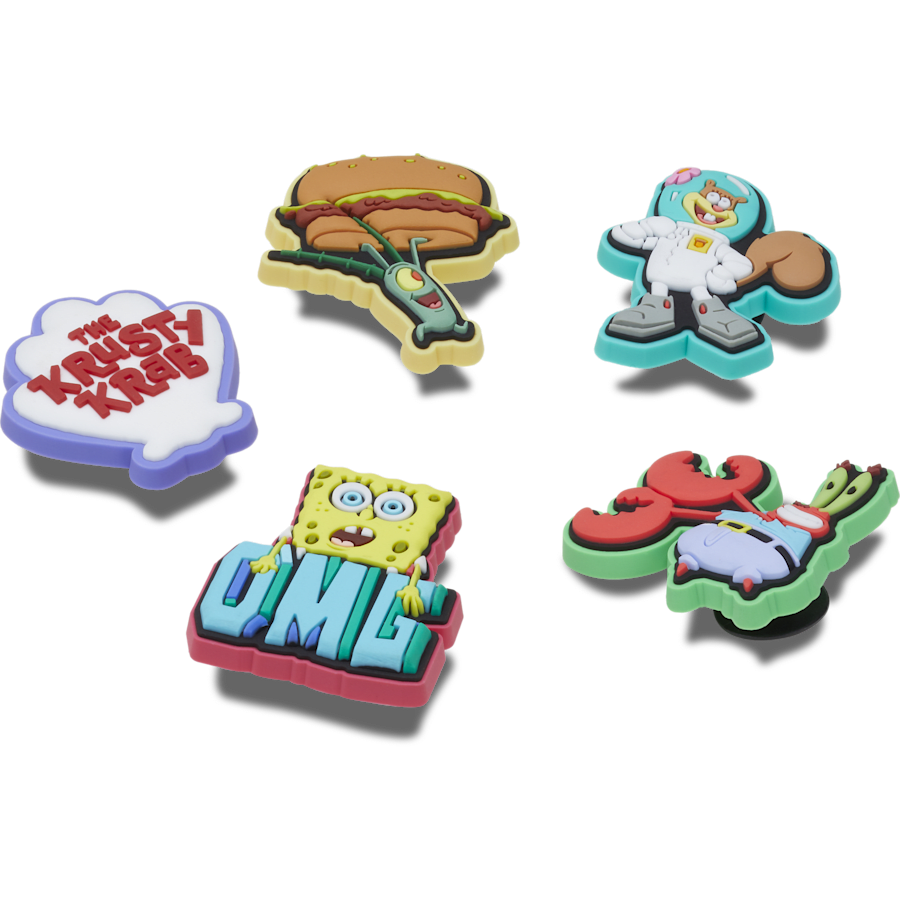 Crocs SpongeBob 5 Pack Jibbitz™ charms