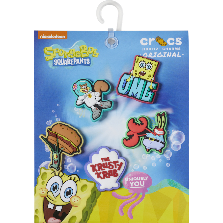 Crocs SpongeBob 5 Pack Jibbitz™ charms