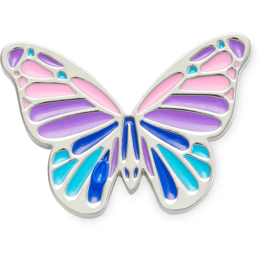Crocs Multi Purple Butterfly Jibbitz Shoe Charm