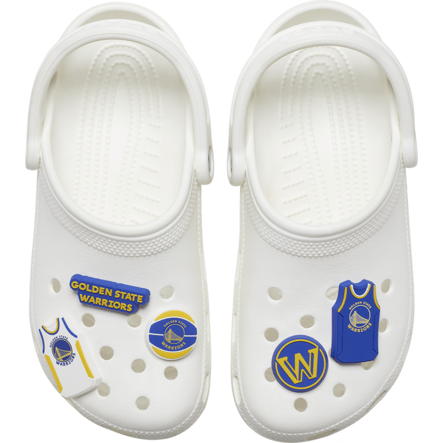 Crocs NBA Golden State Warriors 5 Pack Jibbitz™ charms