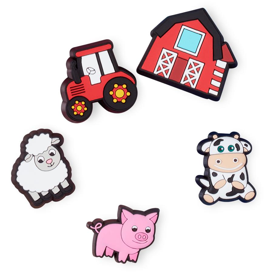 Crocs Cutesey Farm Animal 5 Pack Jibbitz Shoe Charm