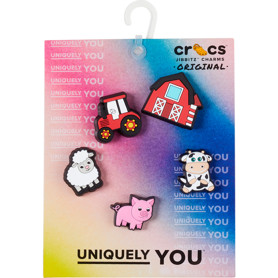 Crocs Cutesey Farm Animal 5 Pack Jibbitz Shoe Charm