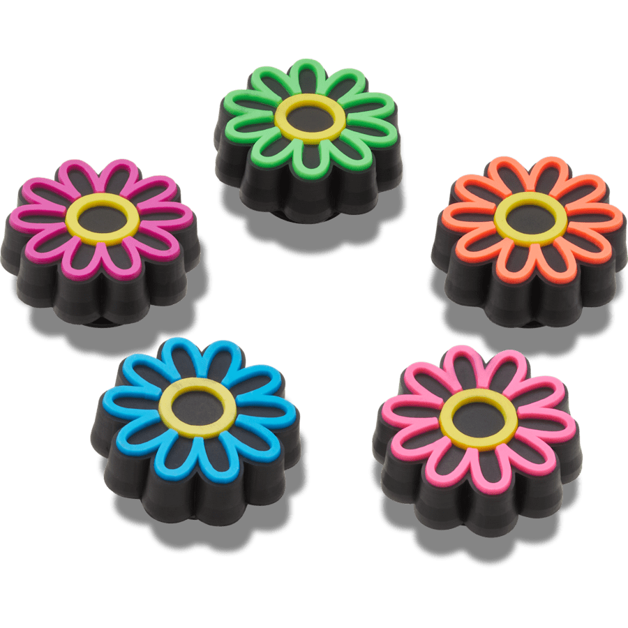 Crocs Lights Up Daisy 5 Pack Jibbitz Shoe Charm