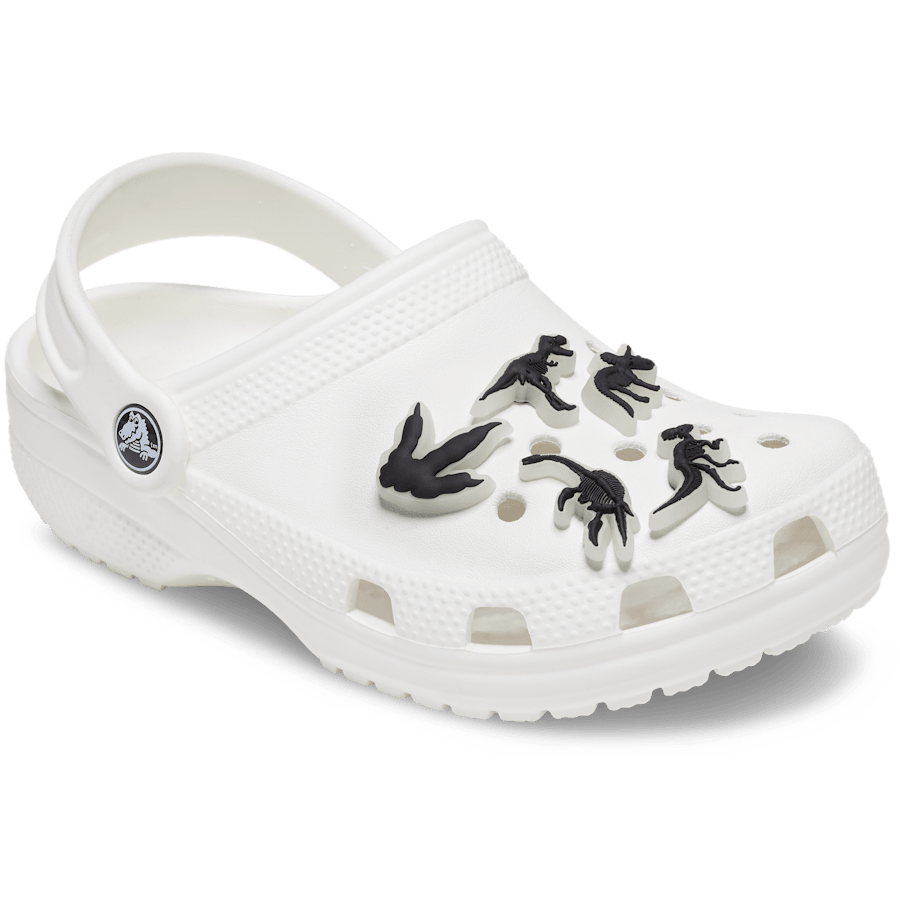 Crocs Glow In The Dark Dino 5 Pack Jibbitz Shoe Charm