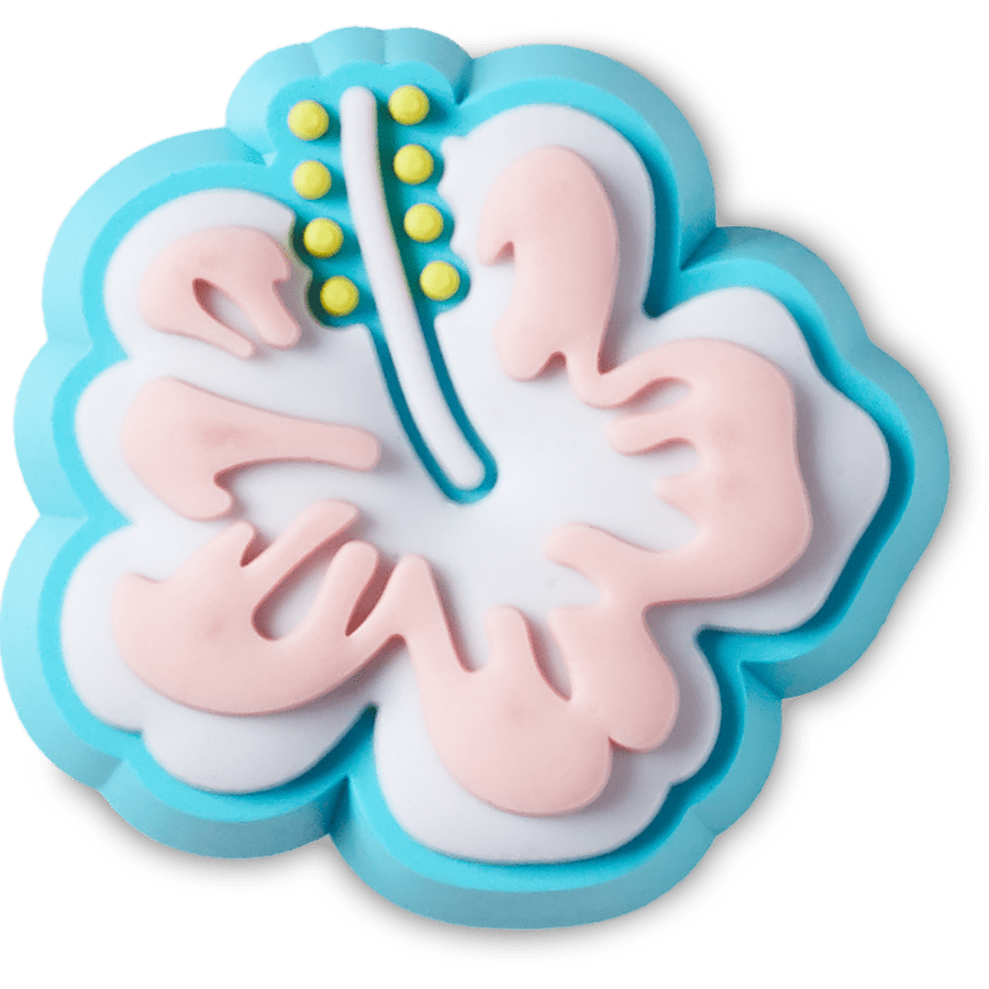 Crocs Blue Hibiscus Jibbitz™ charms