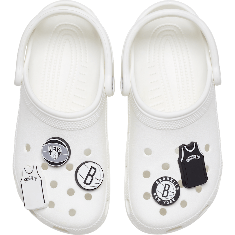 Crocs NBA Brooklyn Nets 5 Pack Jibbitz™ charms