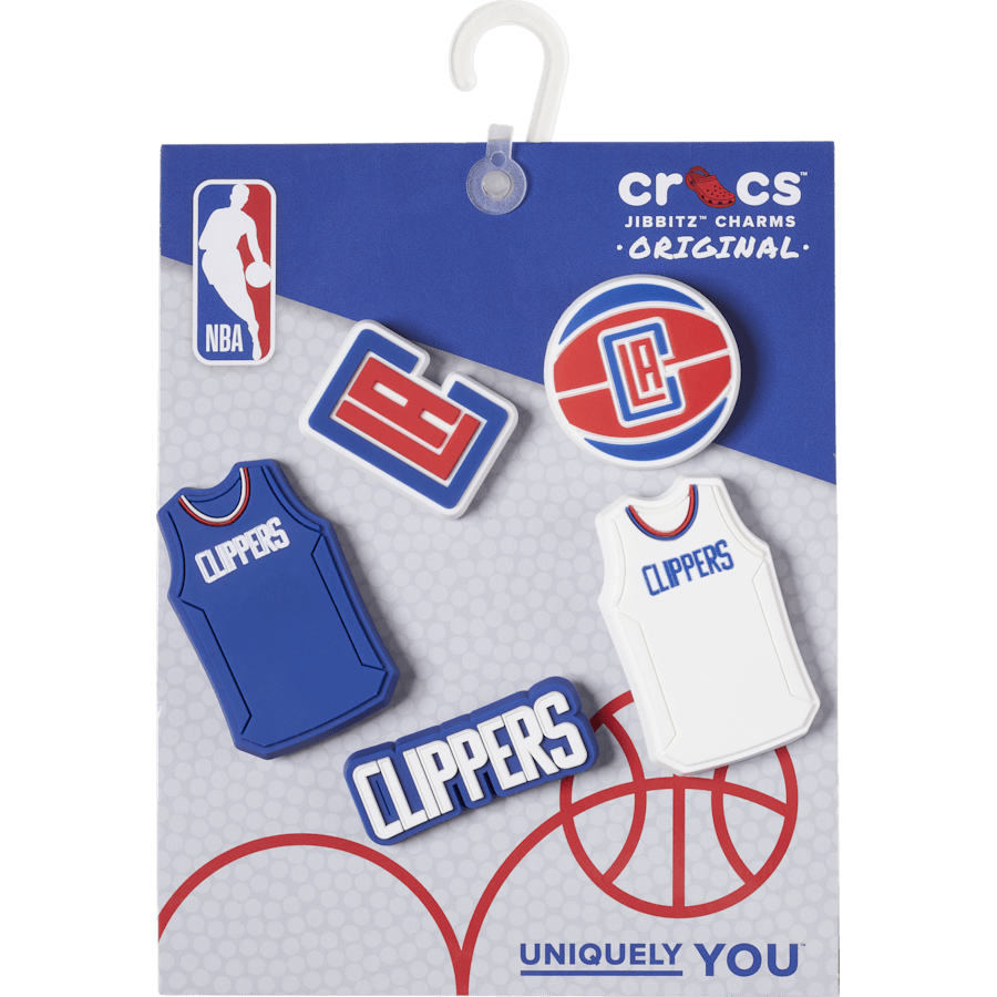 Crocs NBA Los Angeles Clippers 5 Pack Jibbitz™ charms