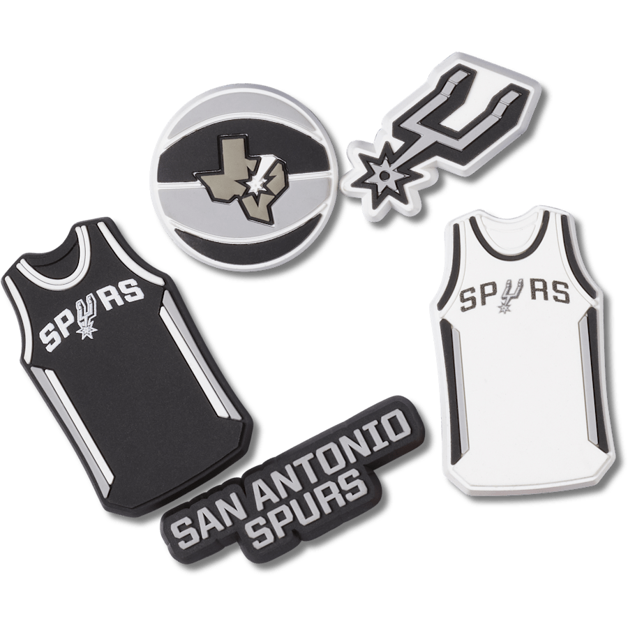 Crocs NBA San Antonio Spurs 5 Pack Jibbitz™ charms