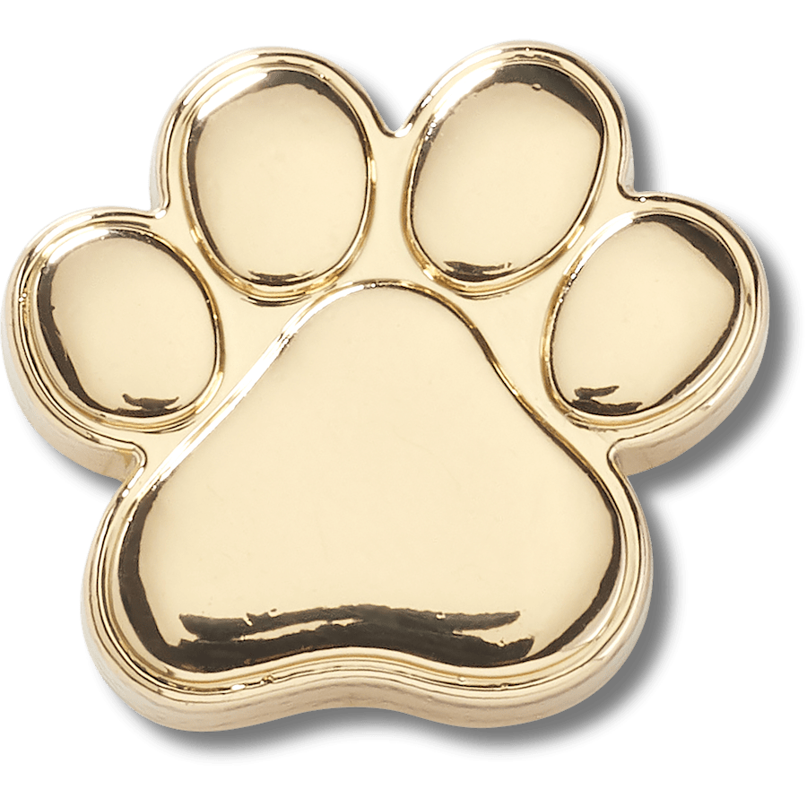 Crocs Gold Dog Paw Jibbitz™ charms