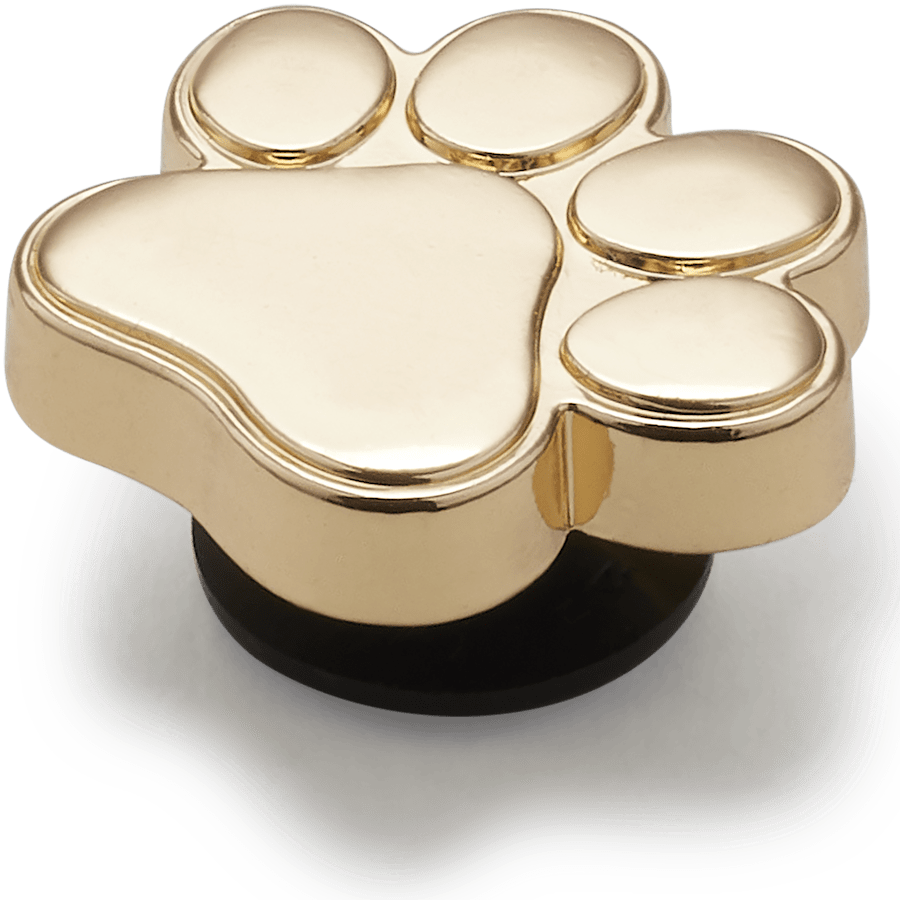 Crocs Gold Dog Paw Jibbitz™ charms