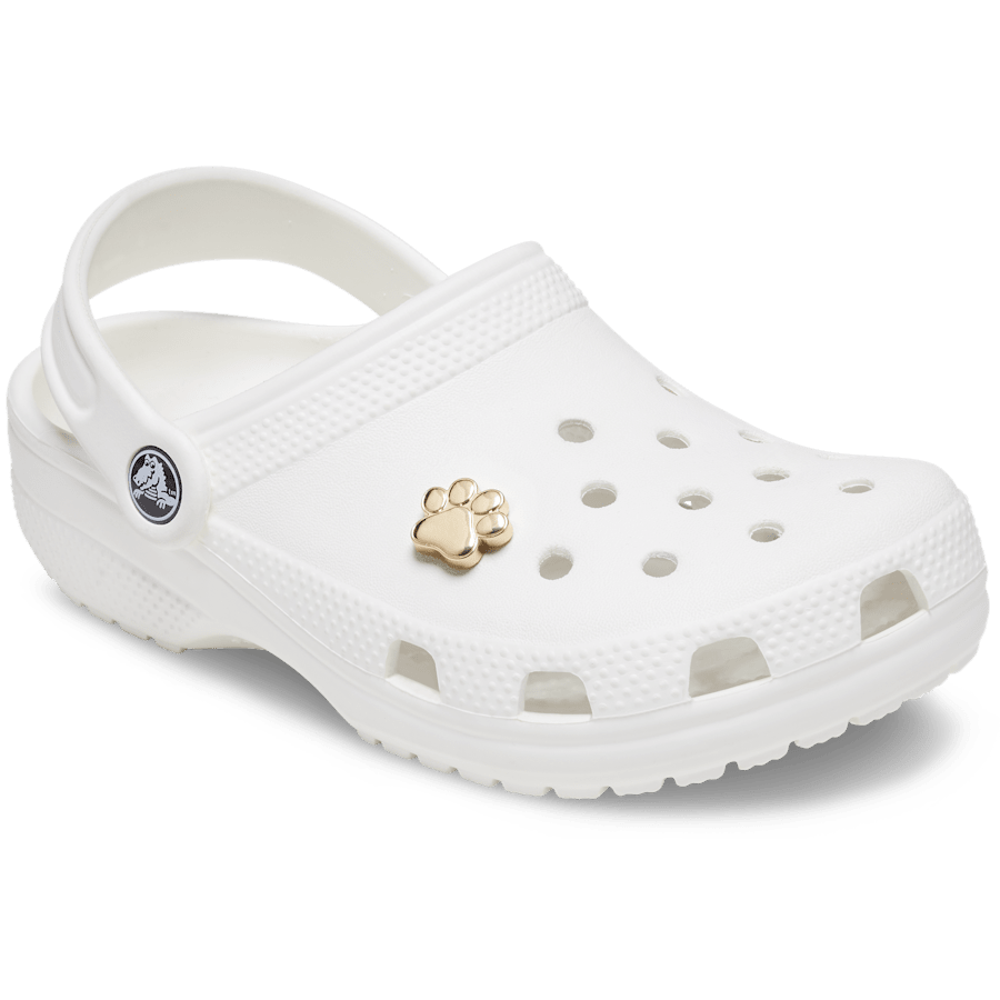 Crocs Gold Dog Paw Jibbitz™ charms