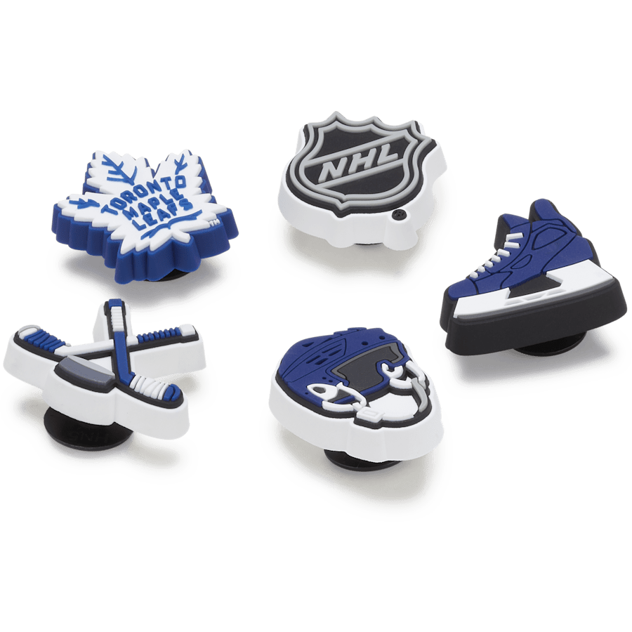 Crocs NHL® Toronto Maple Leafs® 5 Pack Jibbitz™ charms