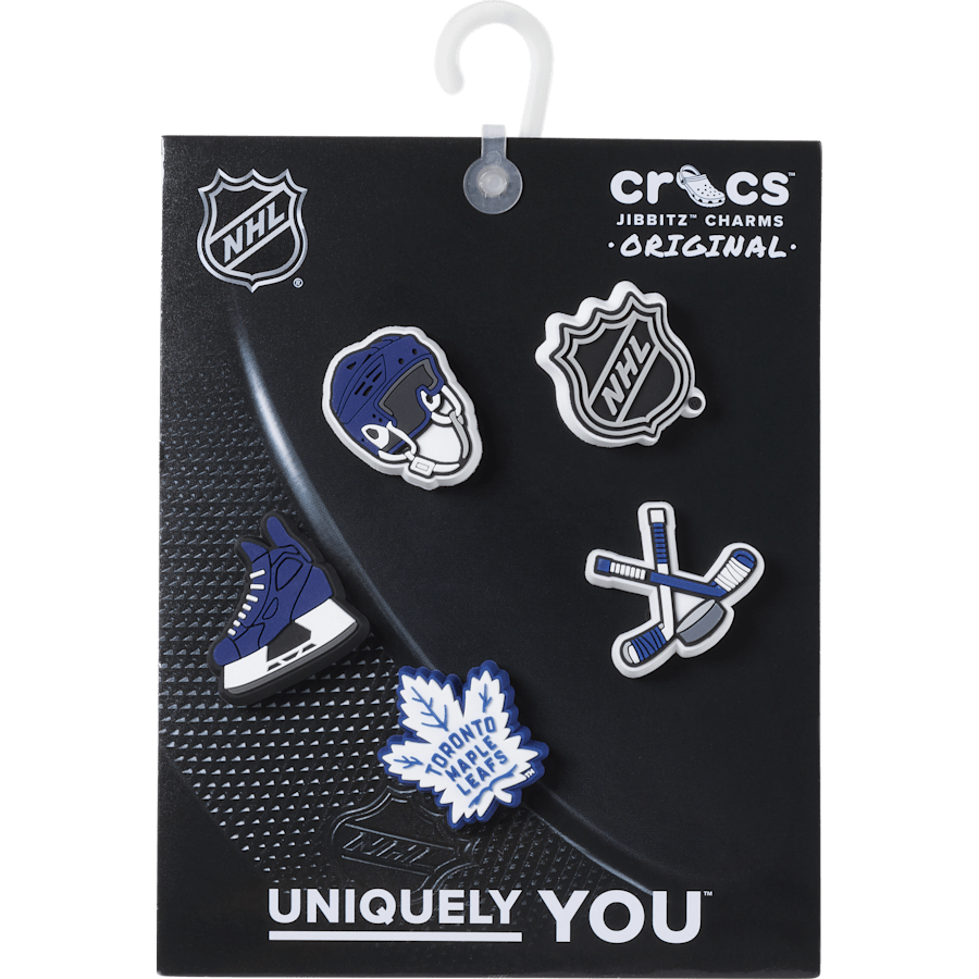 Crocs NHL® Toronto Maple Leafs® 5 Pack Jibbitz™ charms