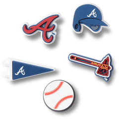 Crocs MLB Atlanta Braves 5 Pack Jibbitz™ charms