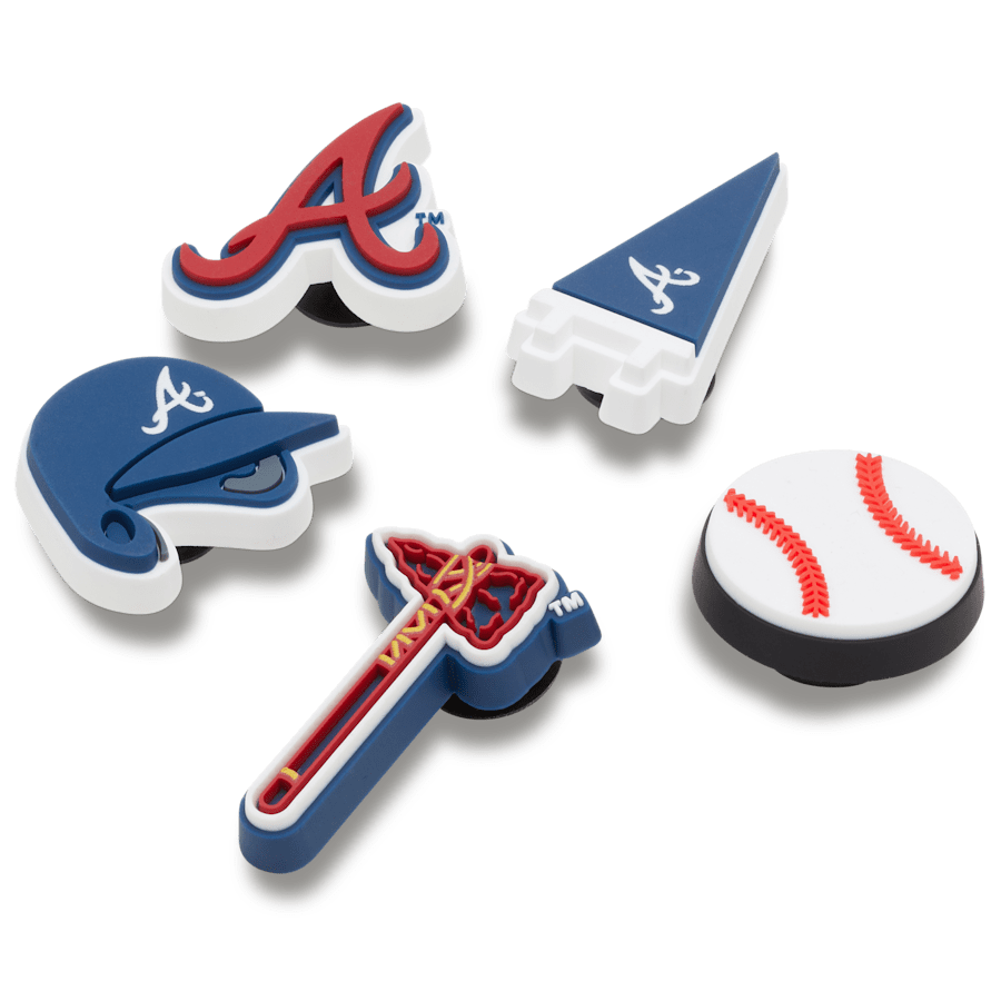 Crocs MLB Atlanta Braves 5 Pack Jibbitz™ charms