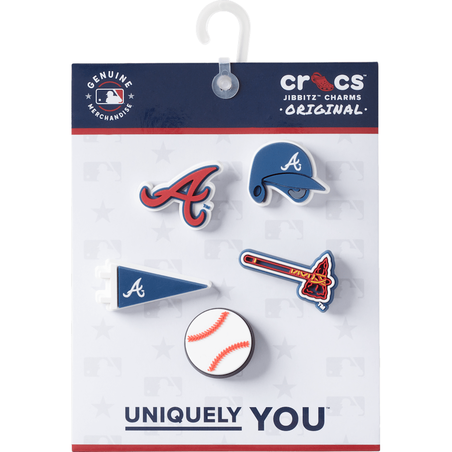 Crocs MLB Atlanta Braves 5 Pack Jibbitz™ charms