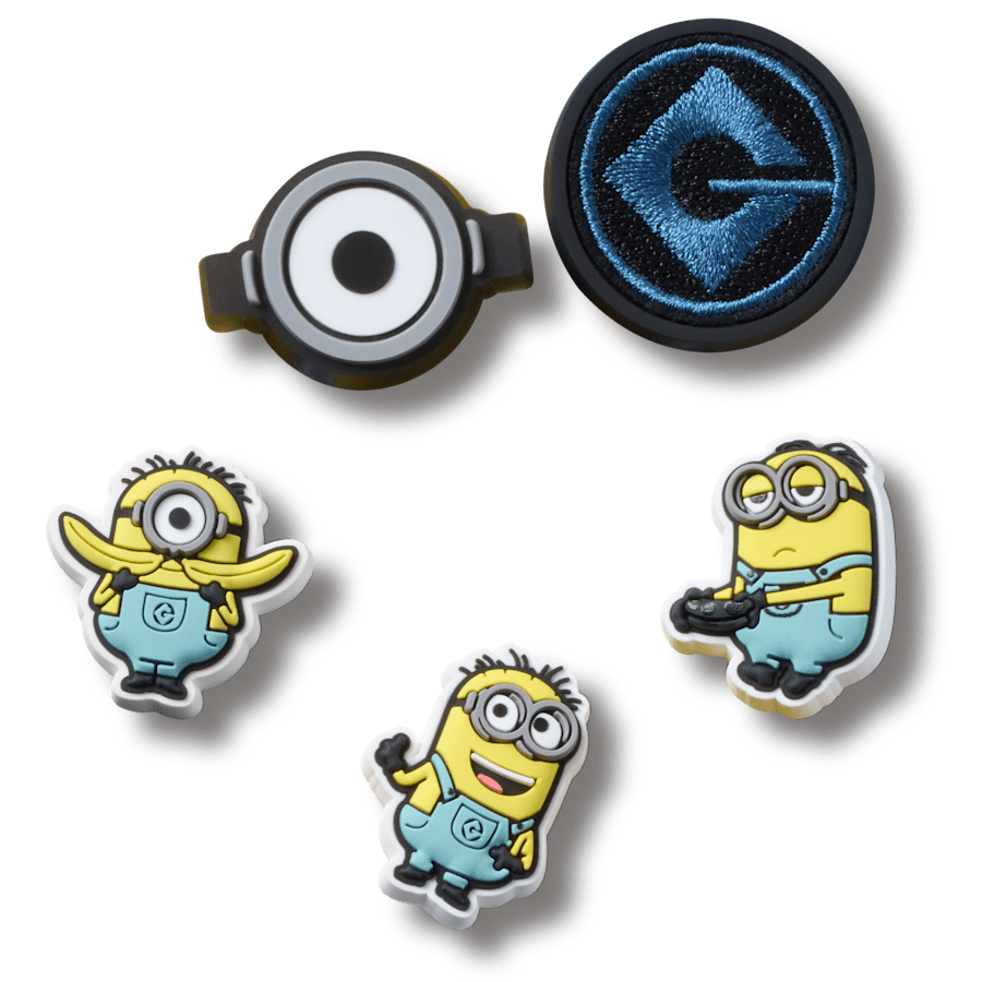 Crocs Minions 5 Pack Jibbitz™ charms