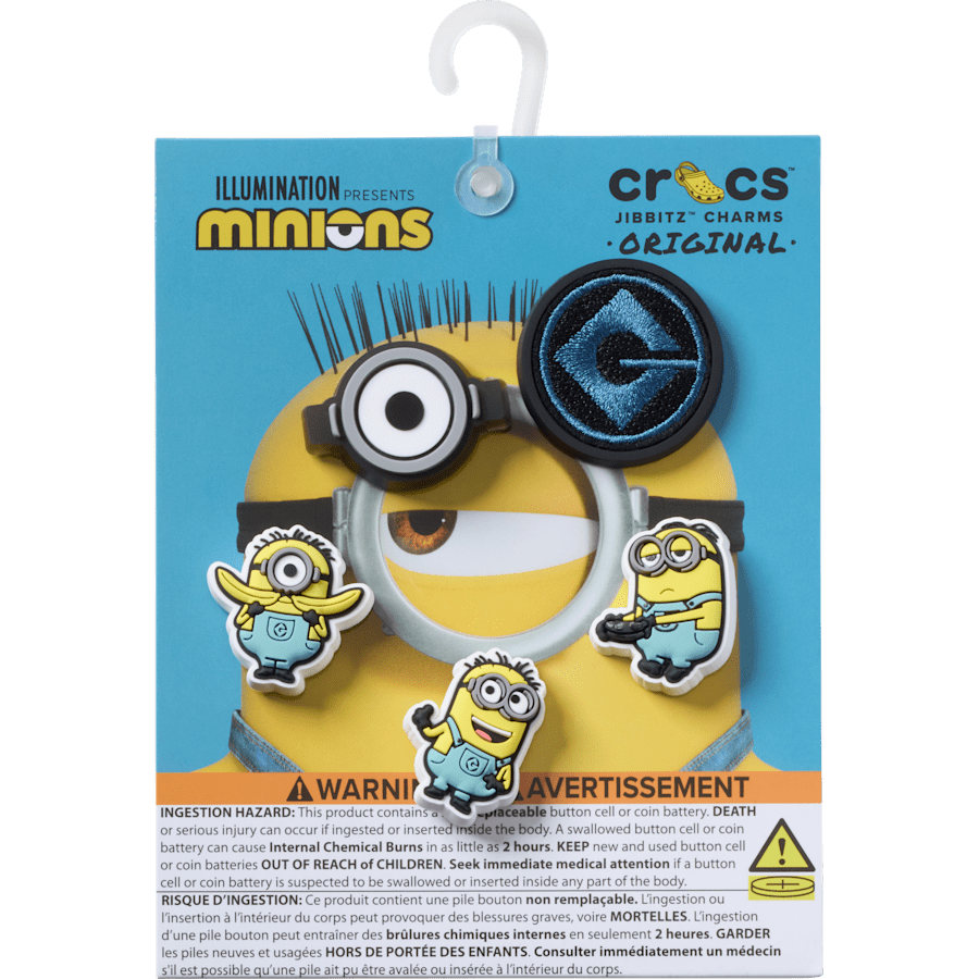 Crocs Minions 5 Pack Jibbitz™ charms